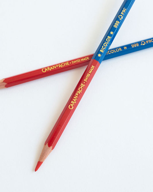 Caran d'Ache Bicolor Red/Blue Pencil
