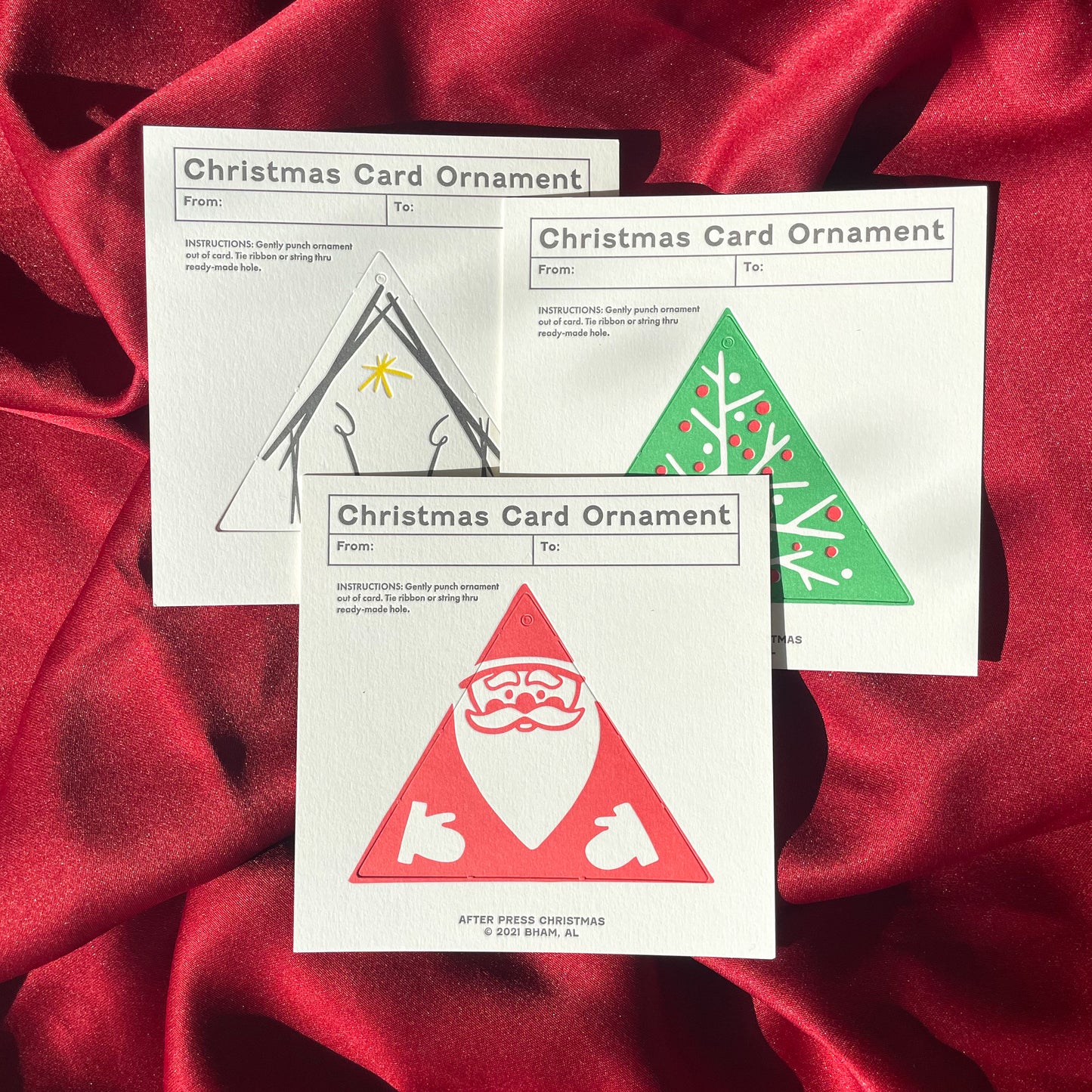 Christmas Card Ornaments