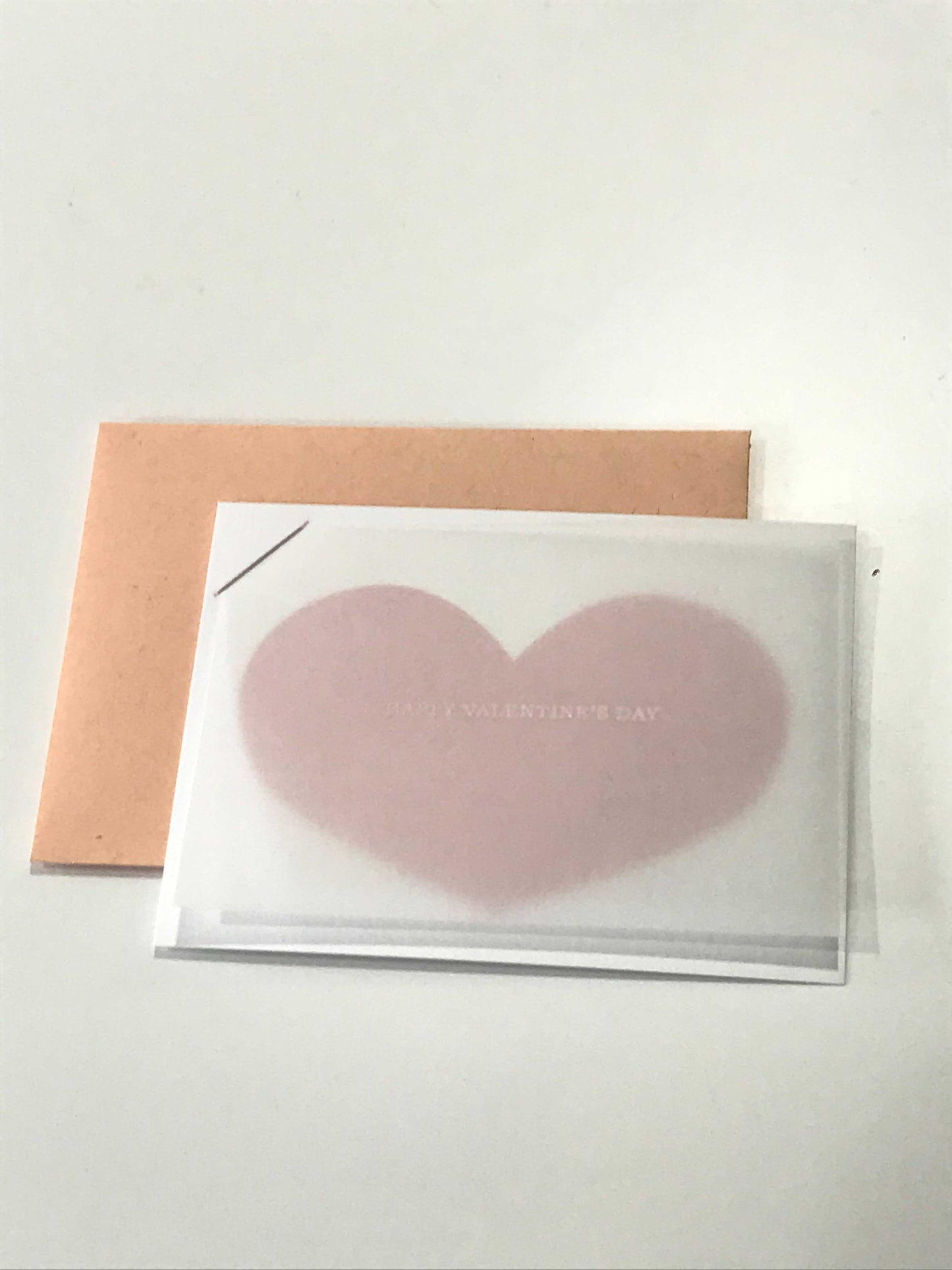 Heart Vellum Valentine Card