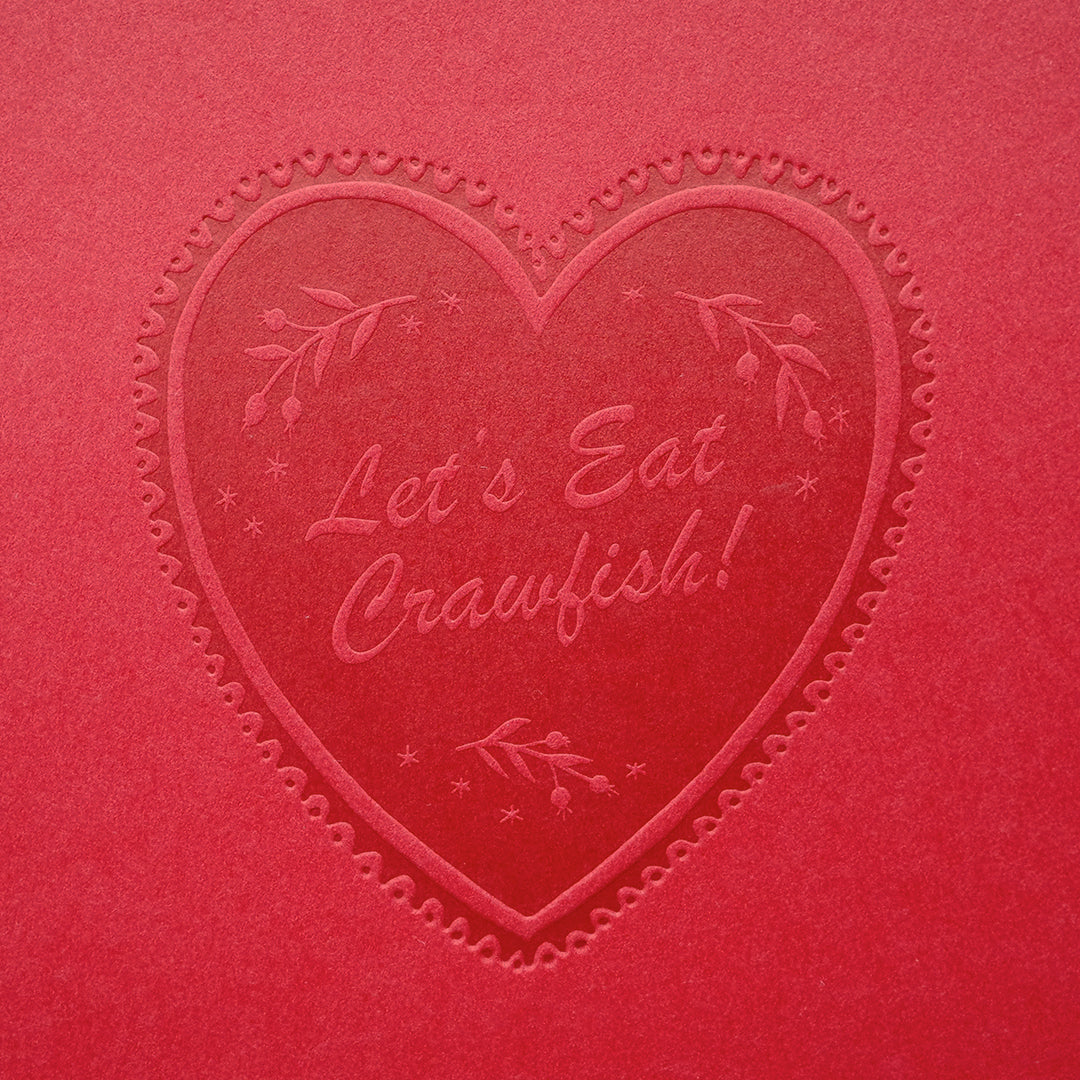 Crawfish Valentine Card